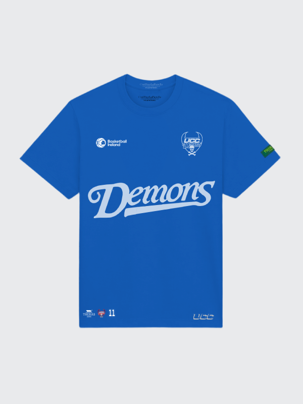 THERAS Zaire® 'Tala Fam' Blue Demons White Tee