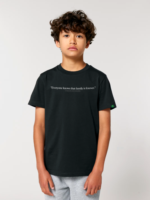 THERAS Zaire® 'Batete' Kid's Black Tee