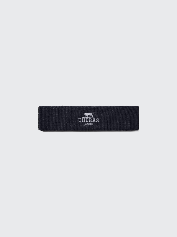 "Zaire" Black Basketball HeadBand