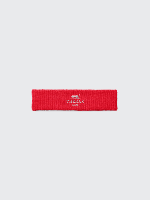 "Zaire" Red Baskeball HeadBand