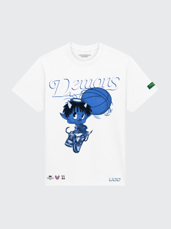 THERAS Zaire® 'Tala Fam' VII Blue Demons White Tee
