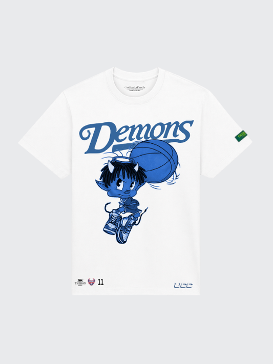 THERAS Zaire® 'Tala Fam' VII Blue Demons White Tee