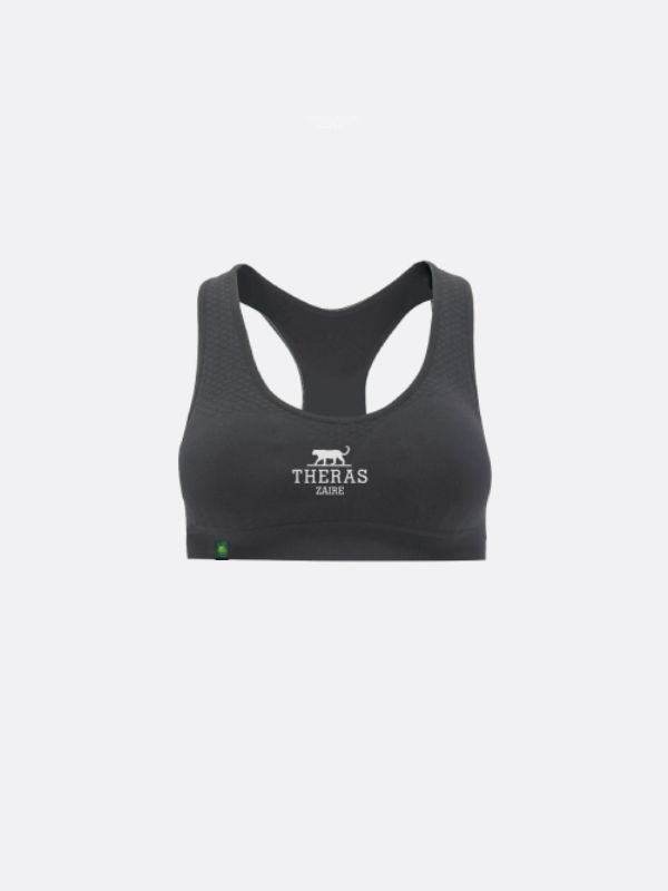 'Eldoret' – THERAS Zaire® Women’s Running Compression Top – Ebony